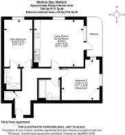 Floor plan for marketing purposes