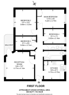 Floorplan area for info only, not for £/sq. ft valuation