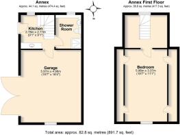 Rose Cottage Annex, Winfarthing - all floors.JPG