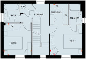 Hertford First Floor Plan