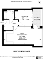Floorplan area for info only, not for £/sq. ft valuation