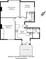 Floorplan area for info only, not for £/sq. ft valuation