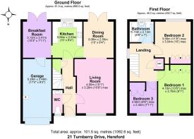 Floor Plan 21 Turnberry Drive Hereford HR1 1LP (1)