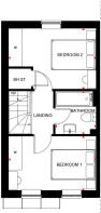 Barratt Treledan Denford first floor plan