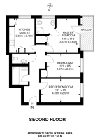 Floorplan area for info only, not for £/sq. ft valuation