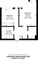 Floorplan area for info only, not for £/sq. ft valuation