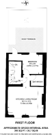 Floorplan area for info only, not for £/sq. ft valuation