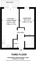 Floorplan area for info only, not for Â£/sq. ft valuation