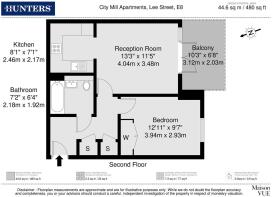 (Flat 13) City Mill Apartments, Lee Street, E8-A4 
