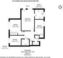 FLOOR PLAN for 37 Cunliffe Close North Oxford OX2