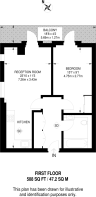 Floorplan area for info only, not for £/sq. ft valuation