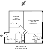 Floorplan area for info only, not for £/sq. ft valuation