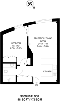 Floorplan area for info only, not for £/sq. ft valuation