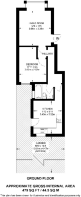 Floorplan area for info only, not for £/sq. ft valuation