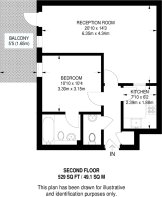 Floorplan area for info only, not for £/sq. ft valuation