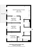 Floorplan area for info only, not for £/sq. ft valuation
