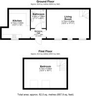 Floor plan Plum Tree Cottage Swan Street Kelvedon