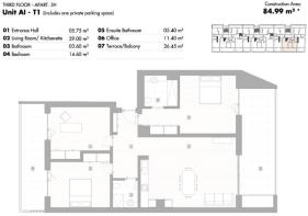 AB0517 Floor Plan Unit AI 1