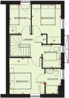 First floor of our 3 bed Moresby home