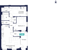 Apartment D06, The Kestrel Building Floorplans