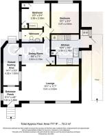 Floorplan - 33 Penarth Gardens Thornlea Park Wick 