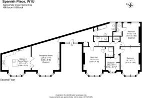 Flat 5, 6 Spanish Place Floorplan