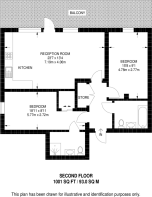 Floorplan area for info only, not for £/sq. ft valuation