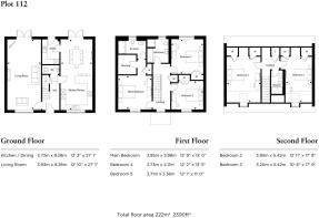 Plot 112 Rivers Edge - Floorplan