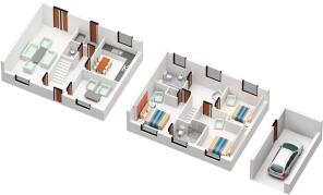 Estate Agent EweMove Scunthorpe - Floorplan 3D