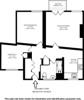 Floorplan area for info only, not for £/sq. ft valuation