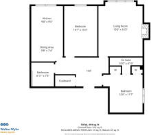 Floorplan - Walker Wylie - Flat 11, The Firs, 5 Mi