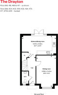 drayton ground floor floorplan at cross trees park, shrivenham