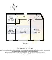 Floorplan - Flat 9, Richmond Court, Sea Lane, Rust