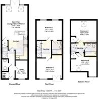 Floorplan - 6 Coleridge Crescent, Littlehampton, B