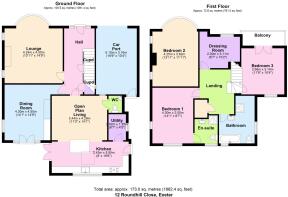 12 Roundhill Close, Exeter Floorplan