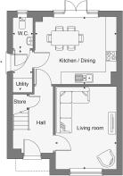 Dandara - Buckmore Green - The Frogmore, Home 72 floorplan