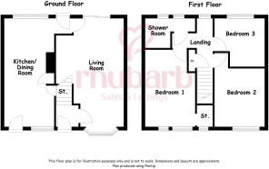 St Andrews Road, Castleford Floorplan
