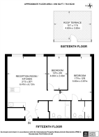 Floorplan area for info only, not for £/sq. ft valuation