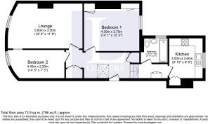 Floorplan for Brunsw