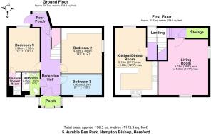 Floor Plan 5 Humble Bee Park, Hampton Bishop HR1 4