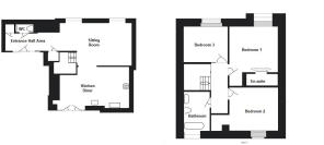 Pendarves Cottage - Floor plan upright
