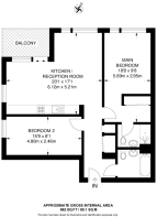 Floorplan area for info only, not for £/sq. ft valuation