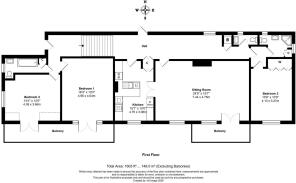 Floorplan - Flat 4 Surrey Cottage, Norfolk Place, 