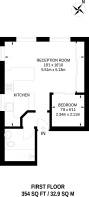 Floorplan area for info only, not for £/sq. ft valuation