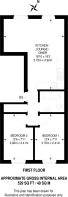 Floorplan area for info only, not for £/sq. ft valuation