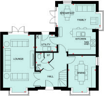 Earlswood floor plan ground floor part L