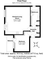 Flat, 266 Hatfield Road - Floor plan.JPG