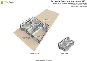 EweMove Harrogate 3D Plot Plan