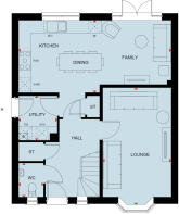 Ground floor of the 4 bedroom Winterton
