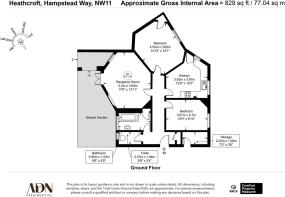 Flat 65, Heathcroft, Hampstead Way NW11 7HL-Floor 